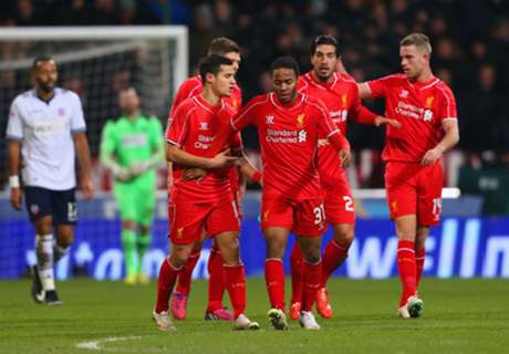 C. Inglaterra: Bolton 1 x 2 Liverpool