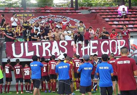 รักเสมอ!แฟนโปลิศรวมตัวเชียร์แข้งยช.แม้ทีมใหญ่โดนพัก