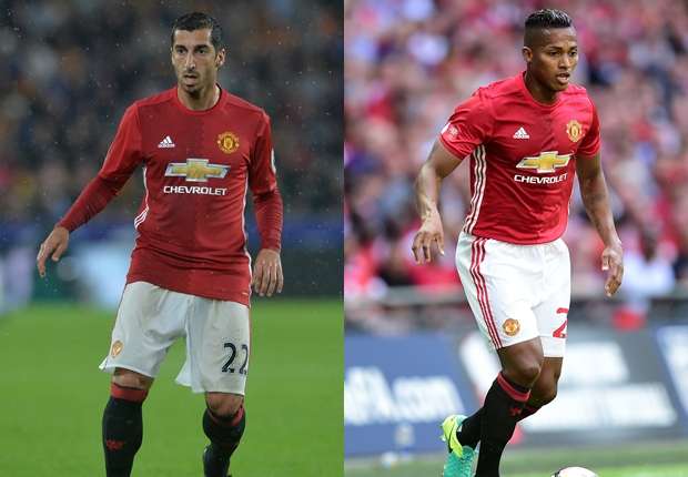 Henrikh Mkhitaryan & Antonio Valencia