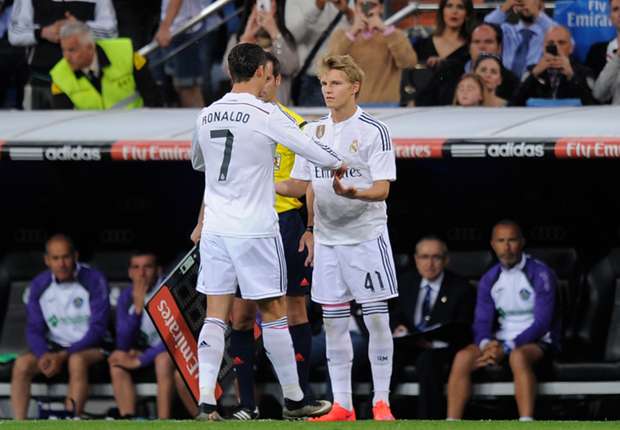 Proud Odegaard hails 'special' Real Madrid debut