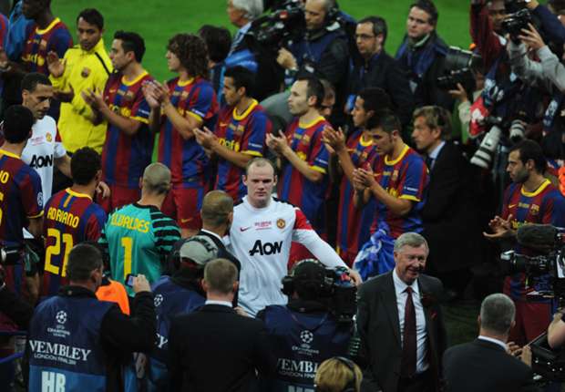 Wayne Rooney VS Barcelona