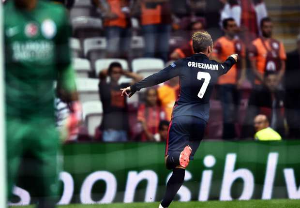 Galatasaray 0-2 Atletico Madrid: Griezmann double downs hosts