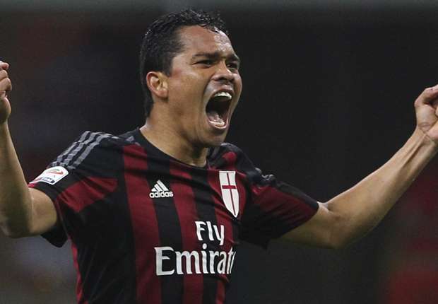 L'attaccante del Milan, Carlos Bacca