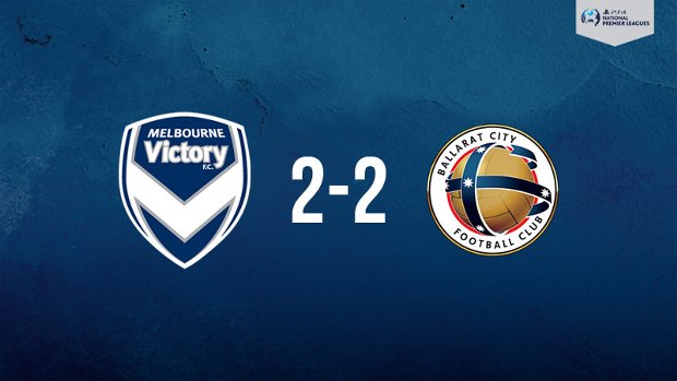 Melbourne Victory drew with Ballarat City in the PlayStation 4 NPL2 West.