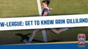 Number 5 for Newcastle Jets Women is American international, Arin Gilliland