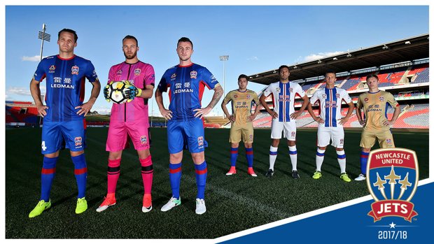 The Jets 2017/18 Hyundai A-League playing kit