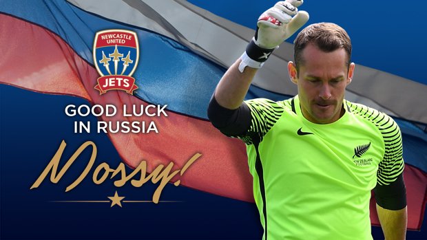 Jets goalkeeper Glen Moss is in Russia for the 2017 FIFA Confederations Cup