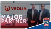 Veolia has joined Newcastle Jets as a major partner for 2017/18