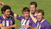 Scott Neville celebrates