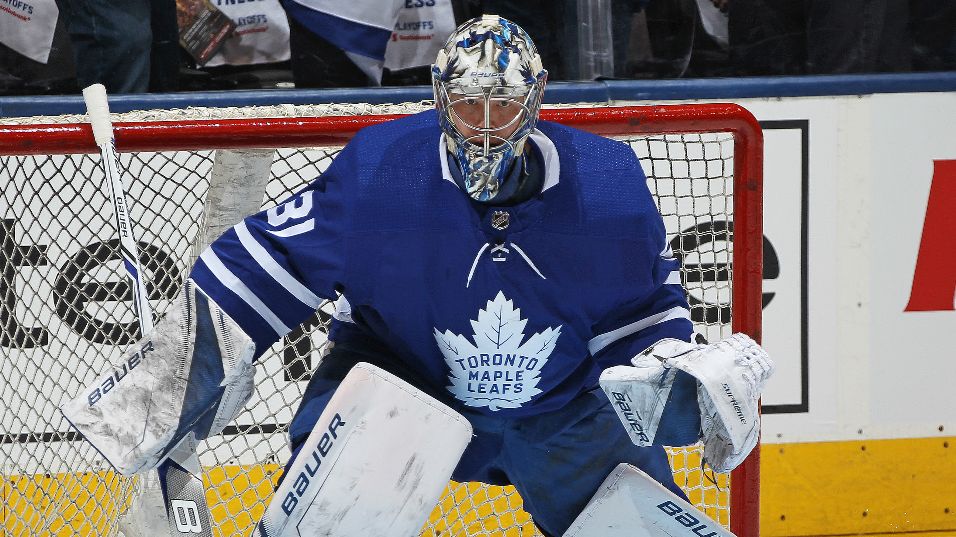 NHL playoffs 2018: Andersen stars, Matthews pots game ...