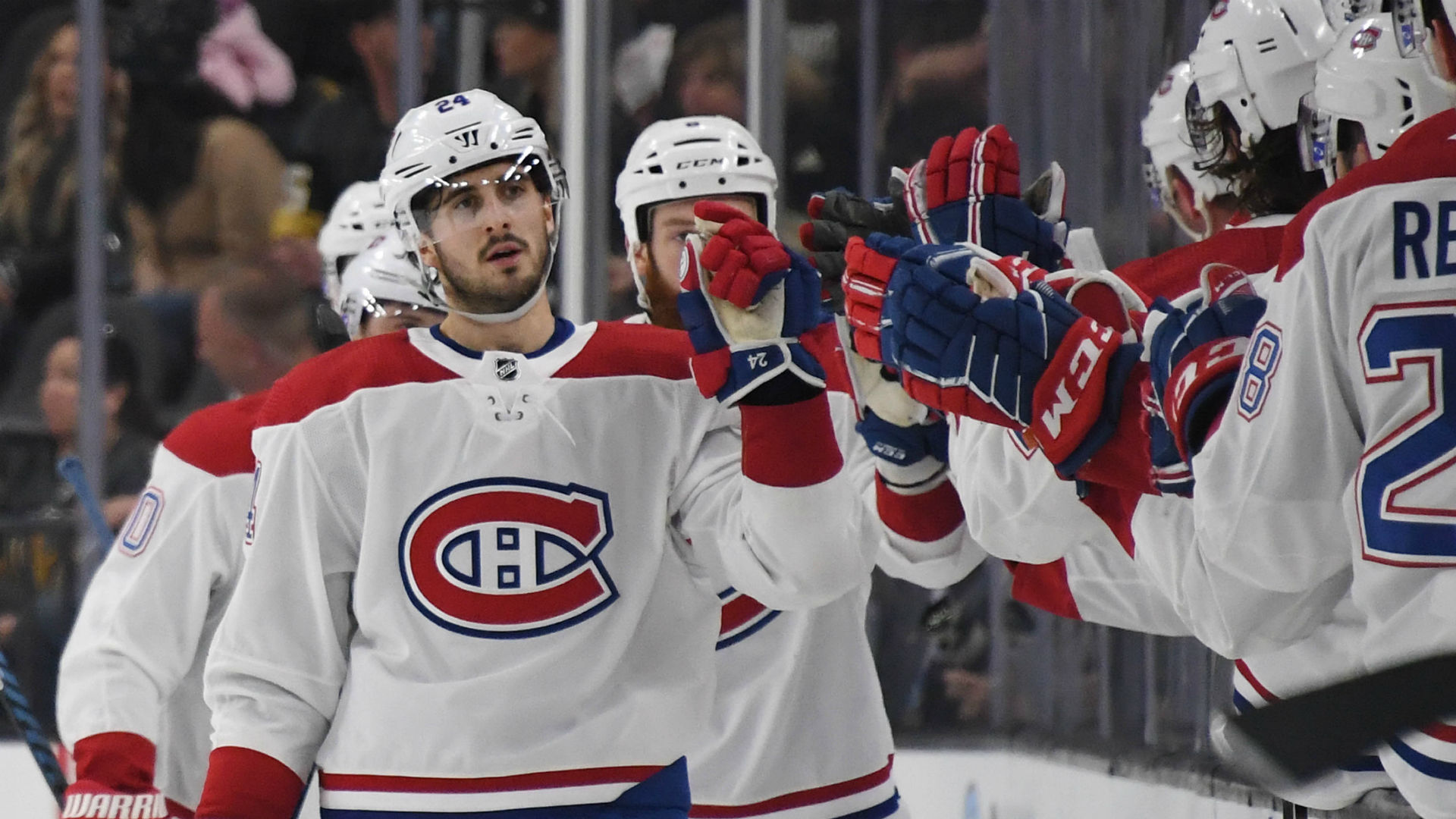 Danault scores 3, Byron scores in OT to lift Habs over Vegas Danault scores 3, Byron scores in OT to lift Habs over Vegas