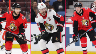Derick Brassard, Erik Karlsson, Bobby Ryan