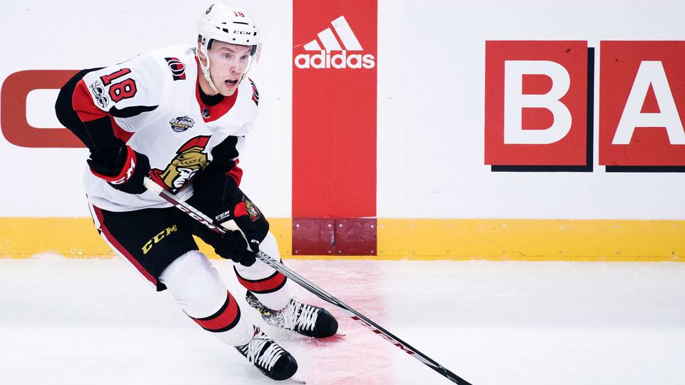 Ryan Dzingel injury update: Senators forward leaves game after getting hit in head by shot | NHL ...