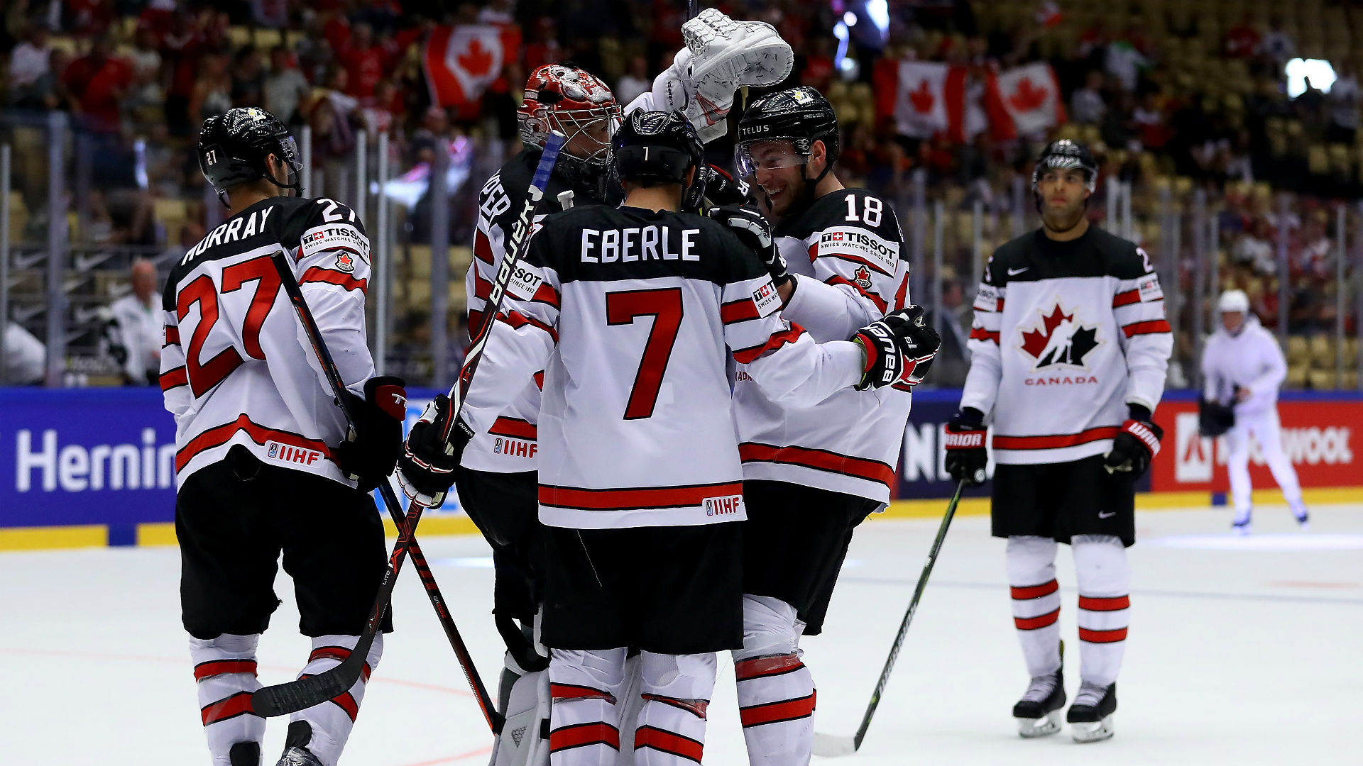 Canada powers past Russia 5-4 in overtime, advances to IIHF World Championship 2018 semifinals