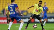 Sarpreet Singh in action against the Newcastle Jets.