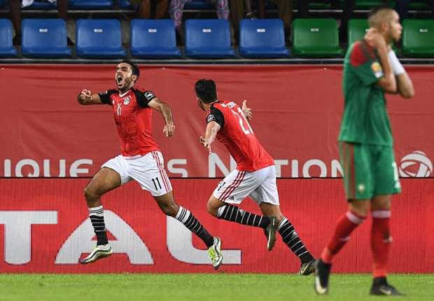 أمم أفريقيا 2017 بهدف قاتل مصر تفك عقدة المغرب وتتأهل لنصف النهائي<br />