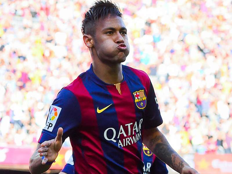 Neymar war nach dem Sieg gegen Sociedad sichtlich erleichtert