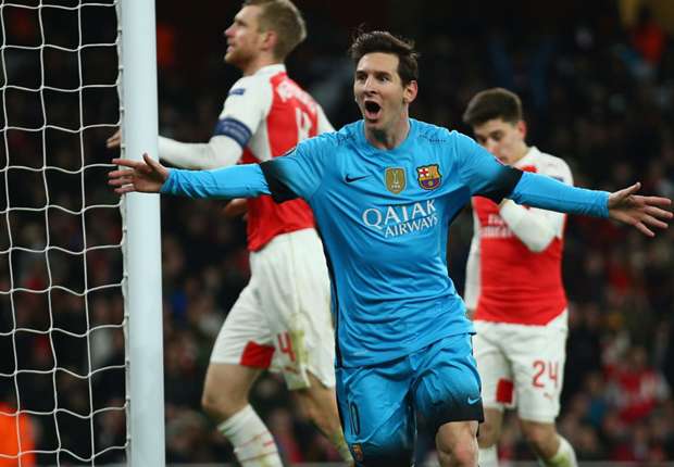 Arsenal 0-2 Barcelona: Messi double gives Luis Enrique's men the advantage