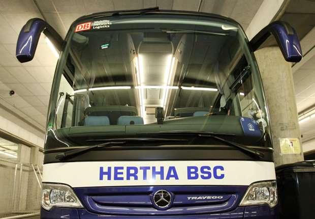 Shots fired at Hertha Berlin team bus