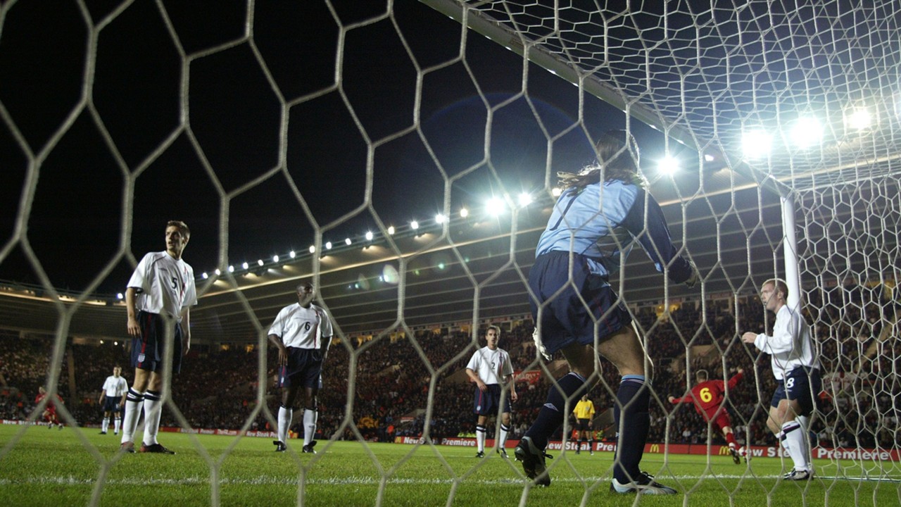 David Seaman England Mazedonien 16102002