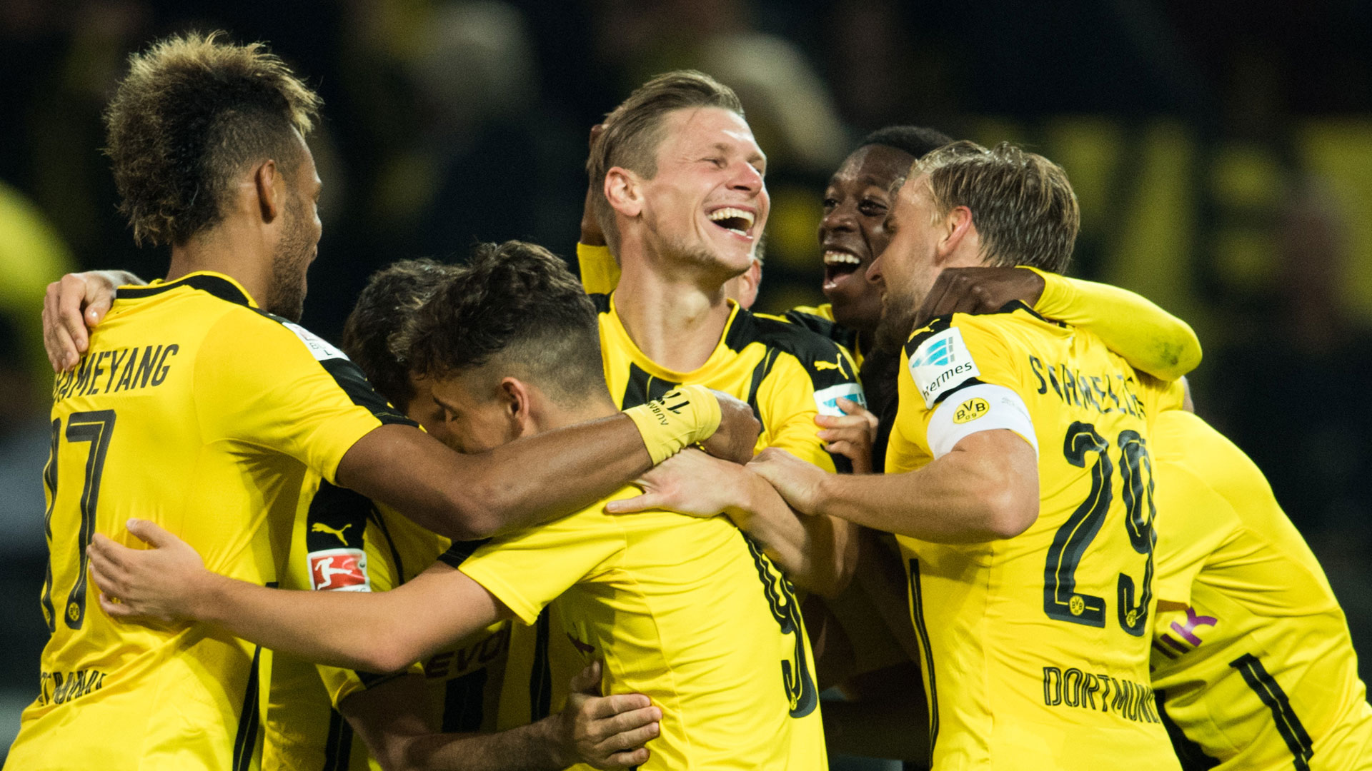 Esultanza Borussia Dortmund