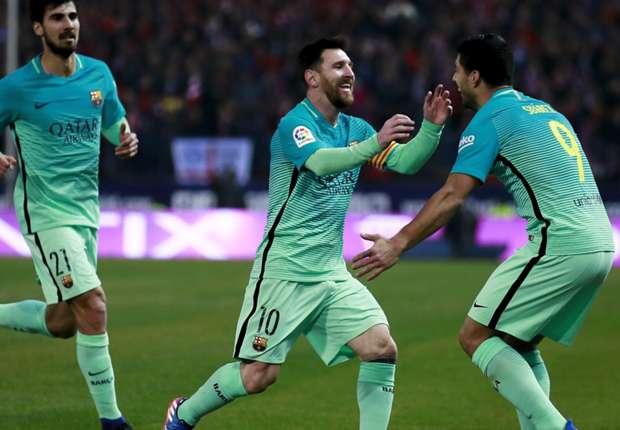 Atletico Madrid 1-2 Barcelona: Messi & Suarez put Catalans in Copa control