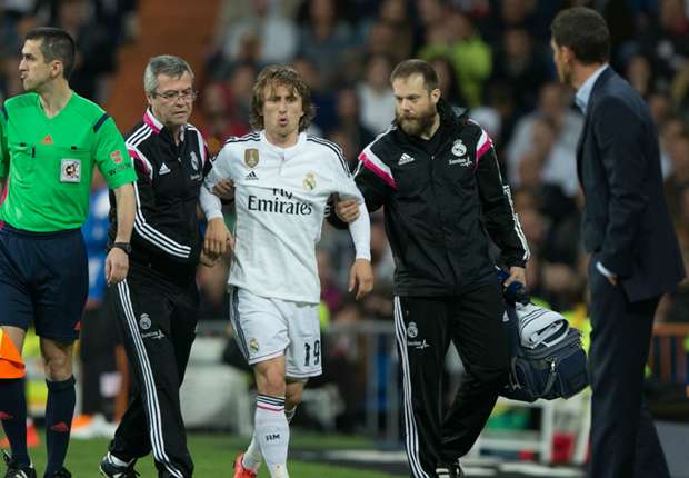 Real Madrid reeling as Modric ruled out for six weeks