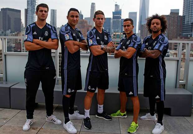 Real Madrid unveil new third kit in New York