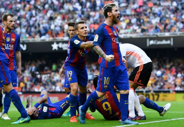 Valence sanctionné après l'incident face à Barcelone - Goal.com