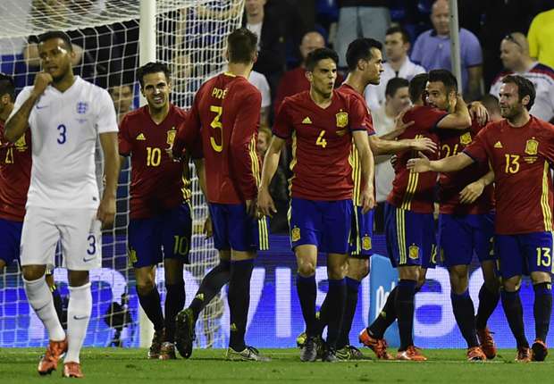 Espanha 2 x 0 Inglaterra: Fúria não toma conhecimento dos Three Lions e vence com tranquilidade