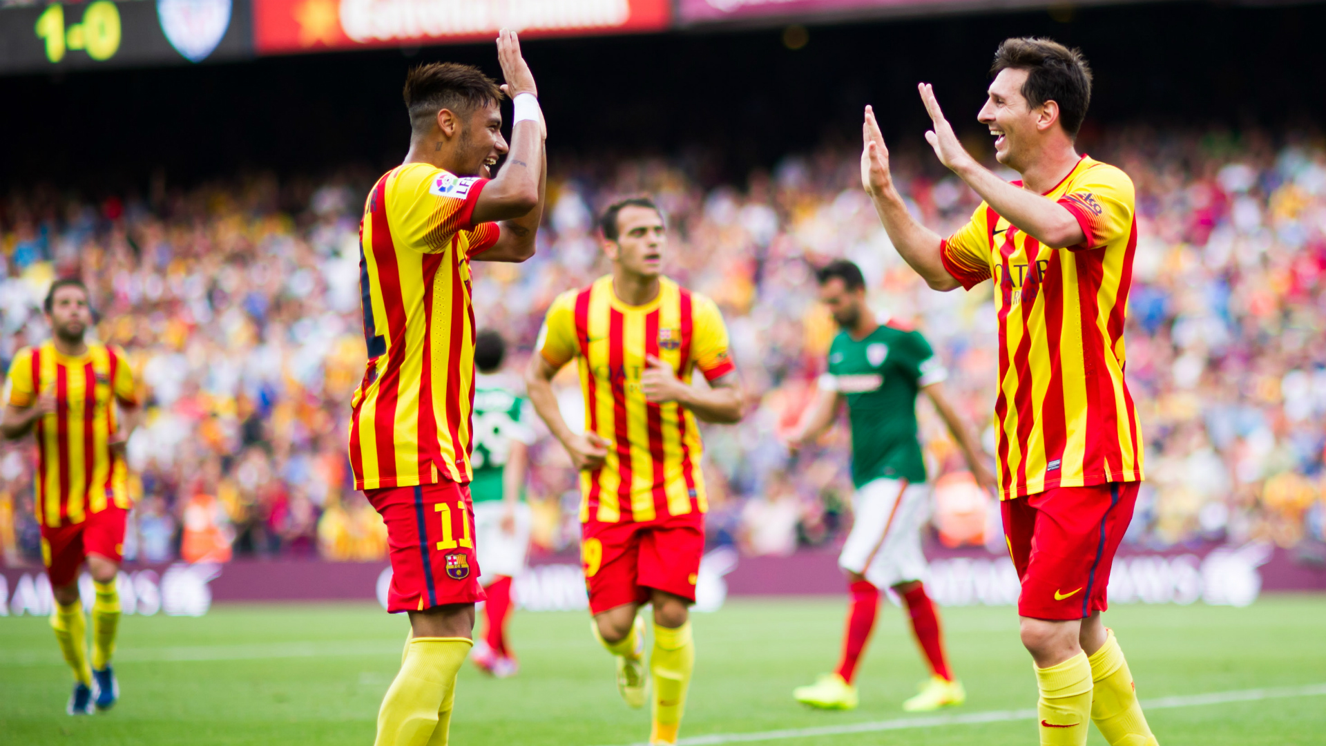 13/09/2014 | Barcelona 2-0 Athletic (Neymar x2) | La Liga
