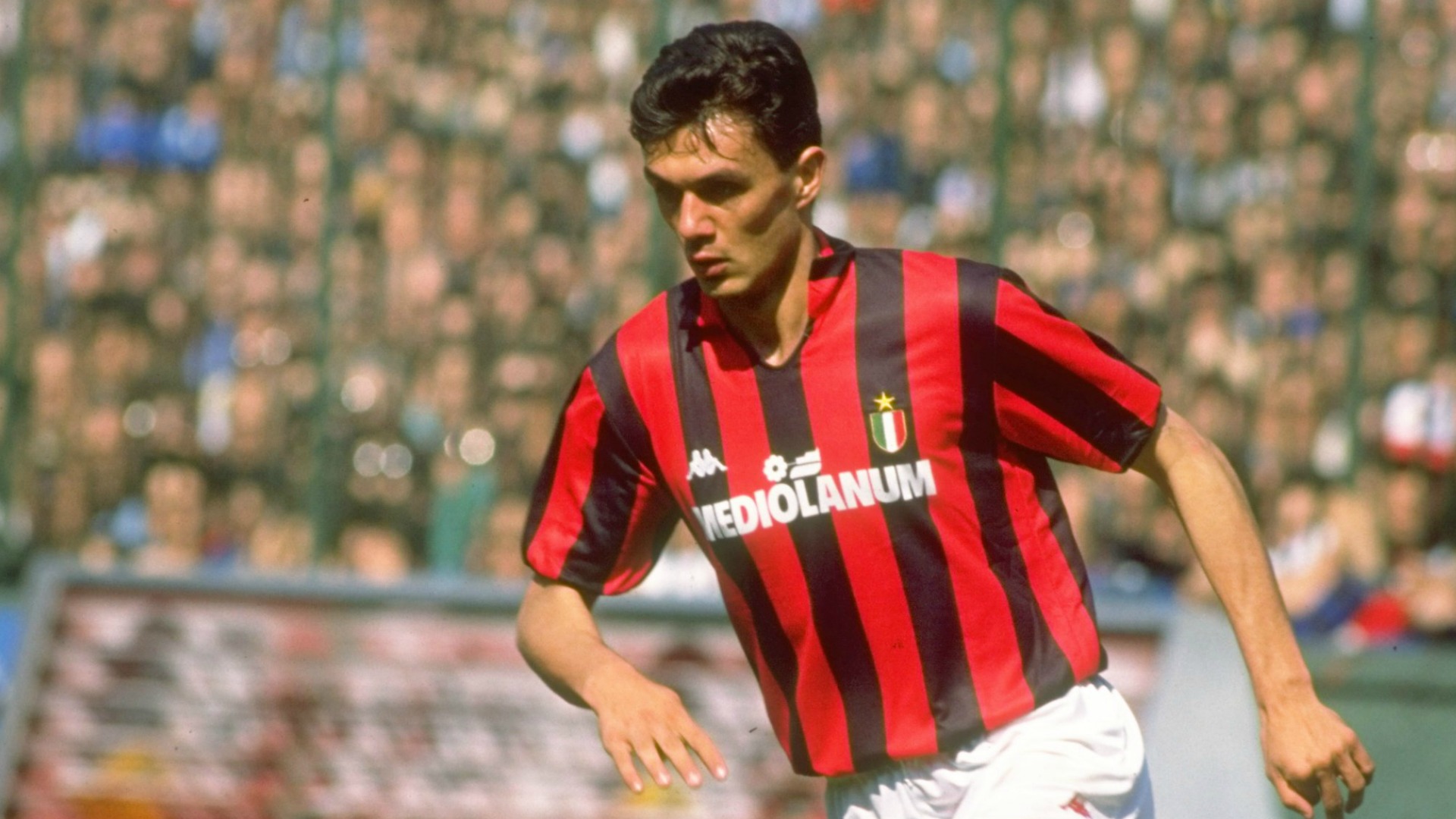 Paolo Maldini AC Milan 1990 - Goal.com