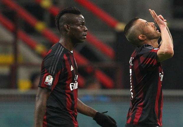 Mario Balotelli e Jeremy Menez, l'attacco Milan contro l'Alessandria