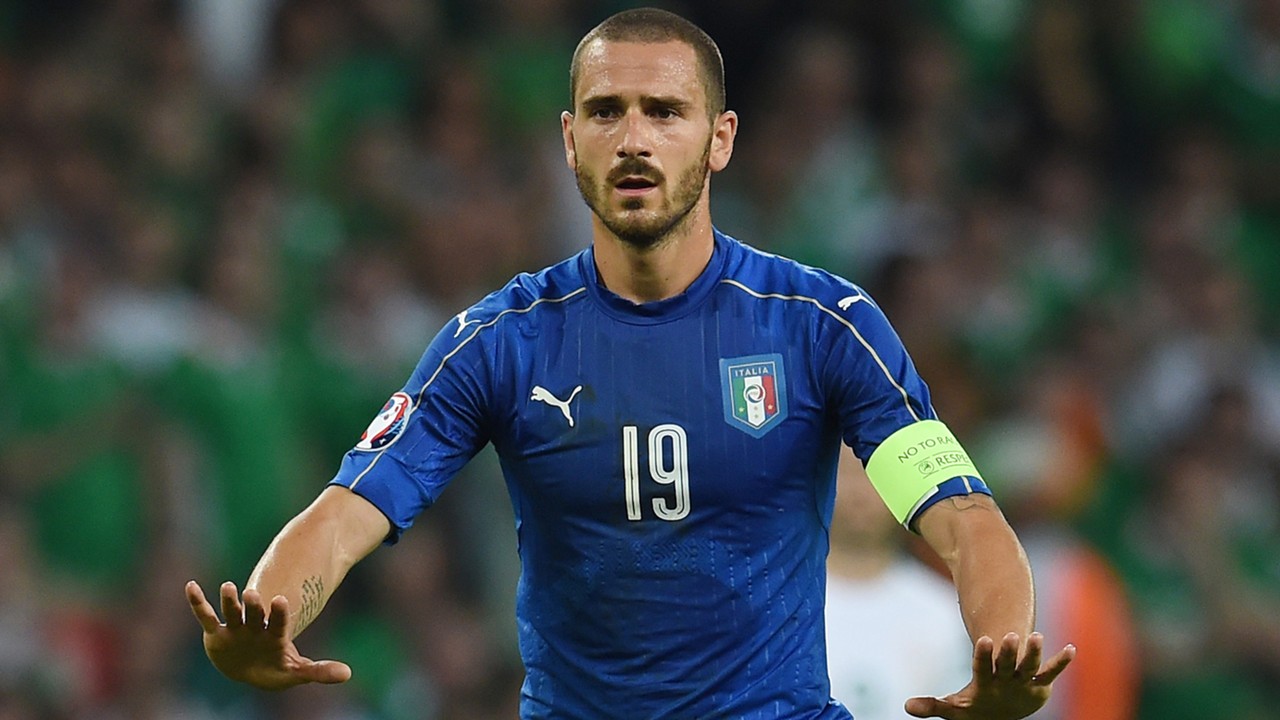 Leonardo Bonucci Italy Ireland Euro 2016