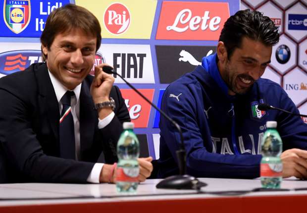 Conte e Buffon in conferenza