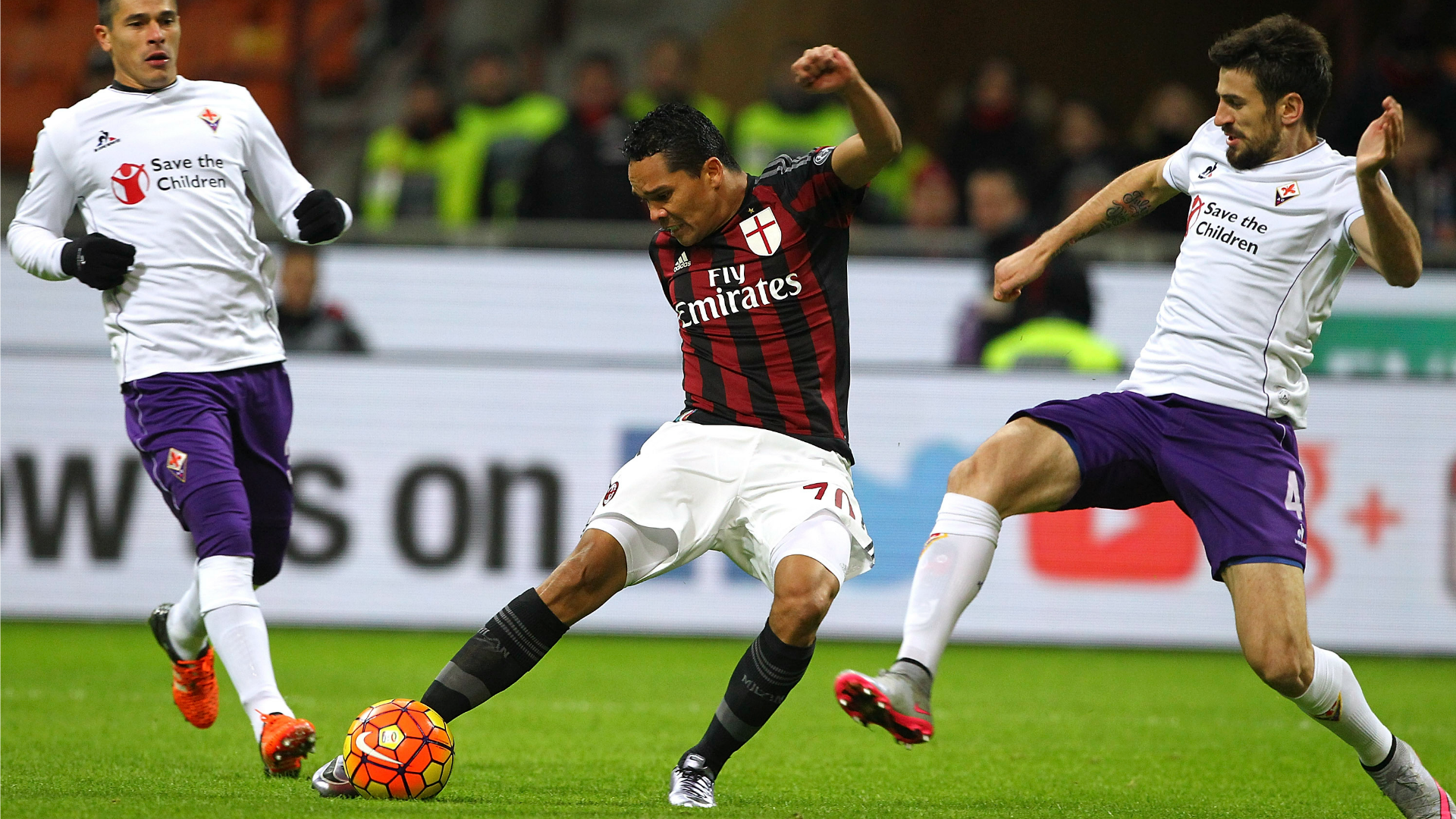 Bacca Milan Fiorentina Serie A