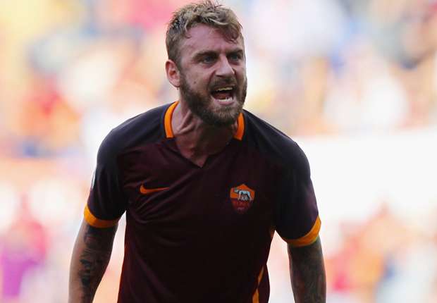 Il centrocampista della Roma, Daniele De Rossi