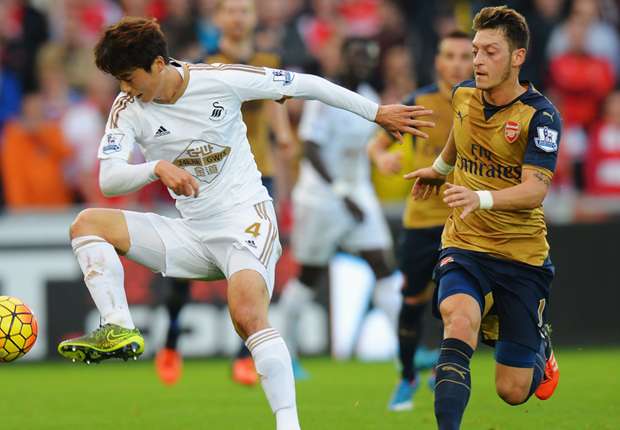 Swansea City versus Arsenal