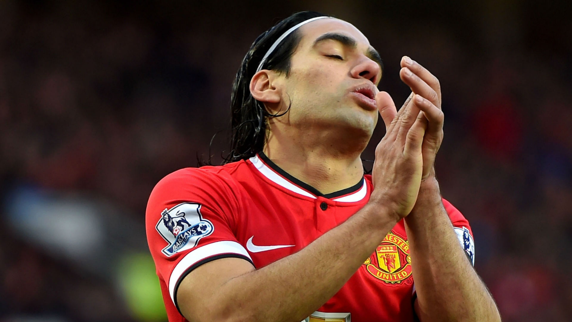 Radamel Falcao Premier League Manchester United v Leicester