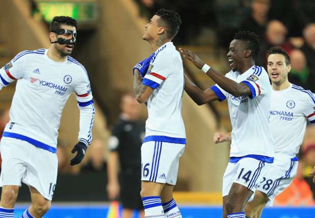 Norwich City 1-2 Chelsea: Kenedy & Costa on target as Blues' revival continues