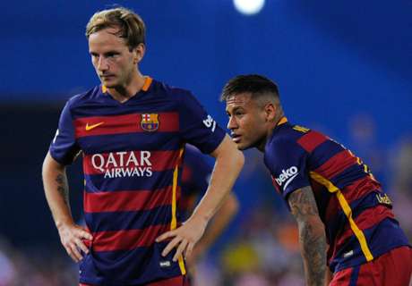 Rakitic fica desapontado com Neymar