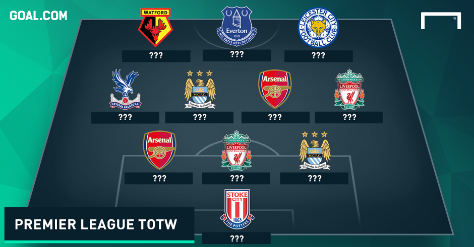  in Arsenal amp; Liverpool victories  Premier League Team of the Week