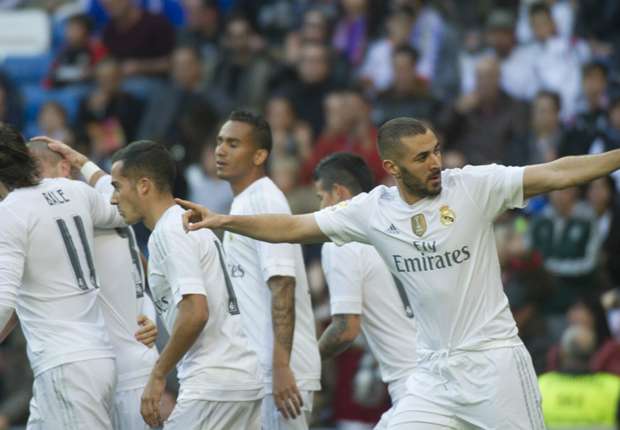 Benzema cetak dua gol untuk membuka kemenangan Madrid atas Getafe.