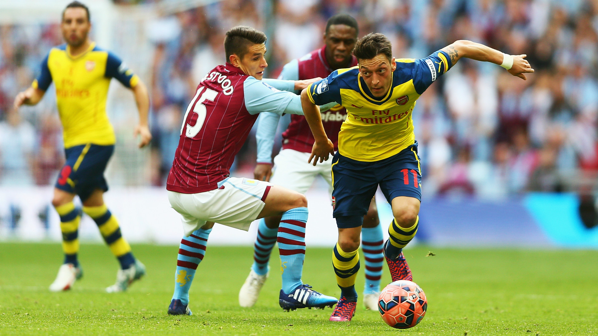 Arsenal Aston Villa FA Cup final 30052015  Goal.com