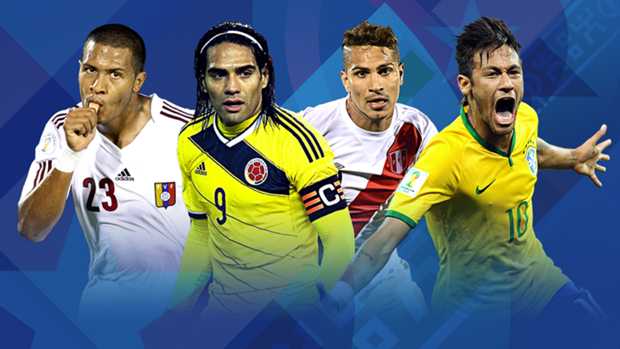 Сборная Колумбии по футболу, Сборная Венесуэлы по футболу, Сборная Перу по футболу