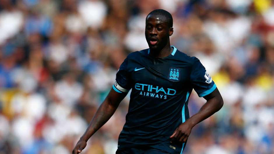 Yaya Toure Premier League Tottenham v Manchester City 260915