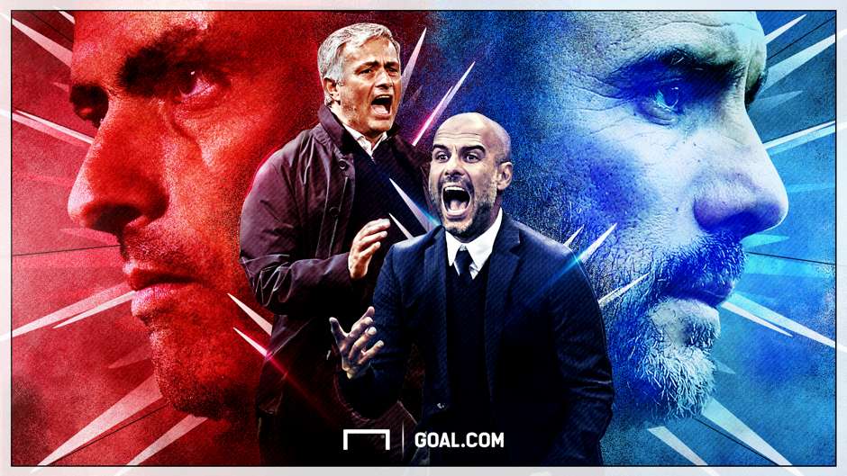 Jose Mourinho Pep Guardiola Manchester United Manchester City