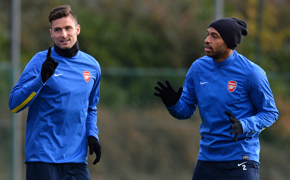 Giroud ready to fight for Arsenal chance
