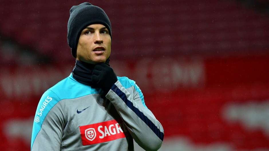 Portugal training at Old Trafford