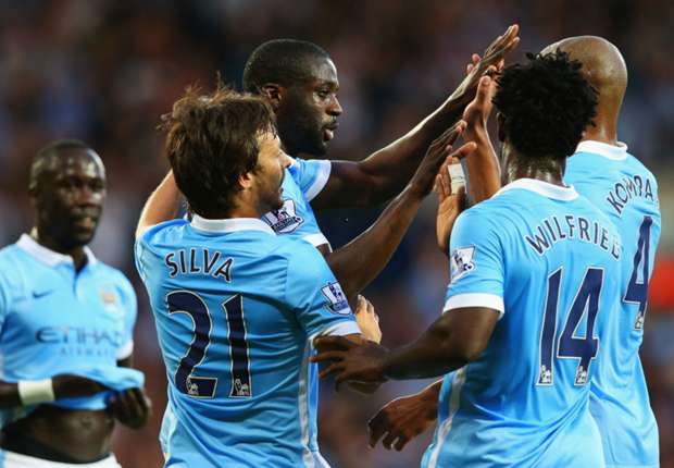 Yaya Toure Manchester City vs West Brom